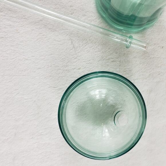 Coca Cola Aladdin Cold Cup Double Walled 16 oz. Green with Lid & Straw - Picture 10 of 10